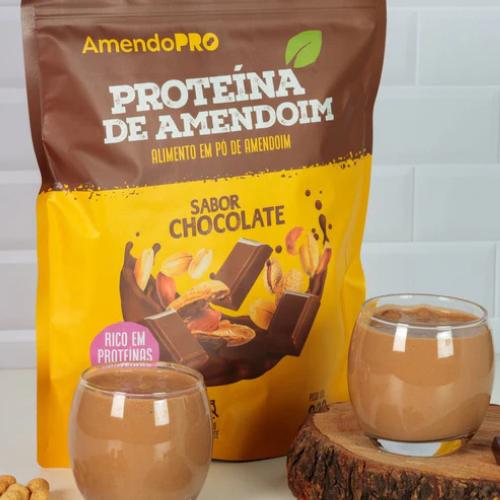 Proteína de Amendoim Sabor Chocolate Amendopro 900g