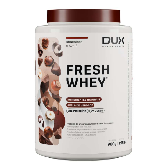 Fresh Whey Chocolate e Avelã 900g Dux Dux
