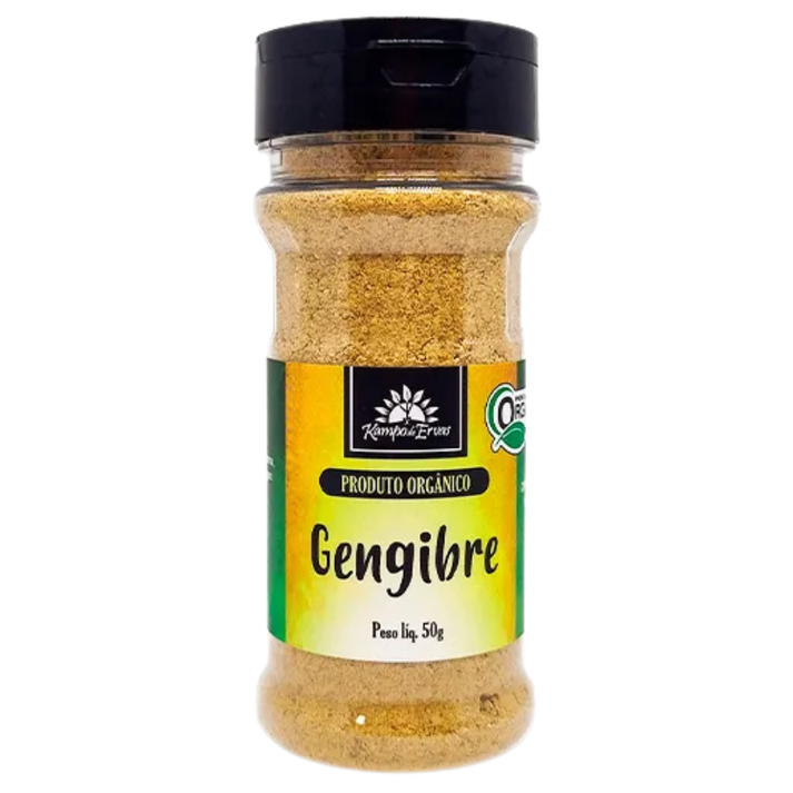 Gengibre em Pó Orgânico 50g Kampo de Ervas Kampo de Ervas