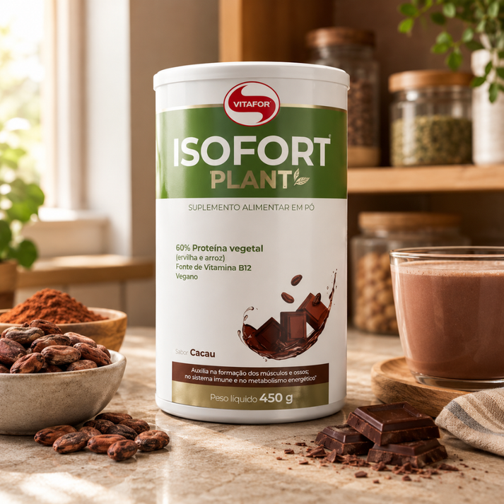 Isofort Plant Cacau 450g Vitafor Vitafor
