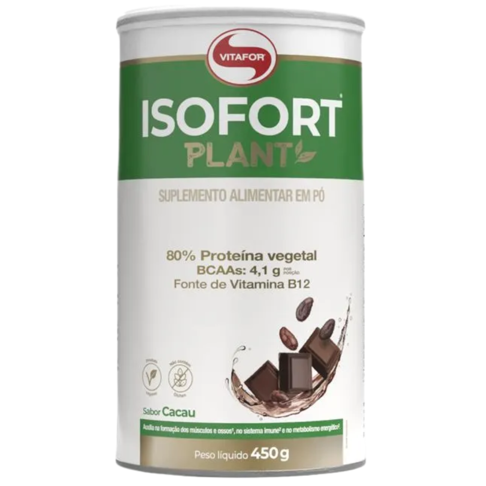 Isofort Plant Cacau 450g Vitafor Vitafor
