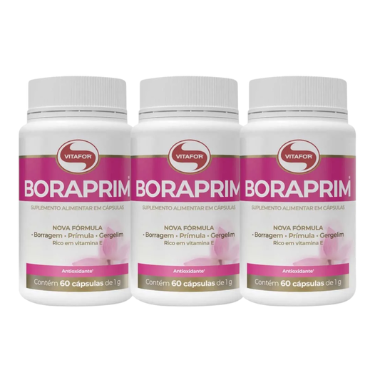 Kit 3 Boraprim 60 Cápsulas Vitafor