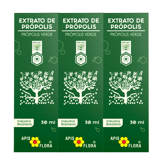 Kit 3 Extrato de Própolis Verde 30ML Apis Flora
