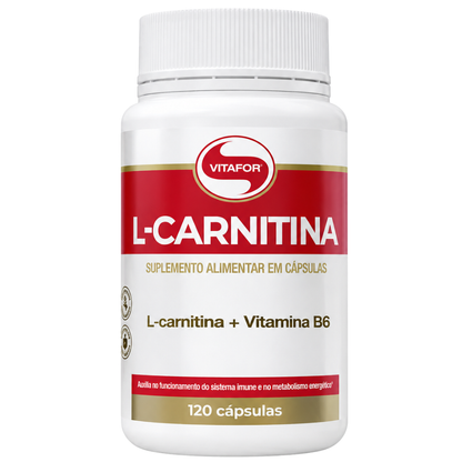 L-Carnitina 530mg 120 Cápsulas Vitafor Vitafor