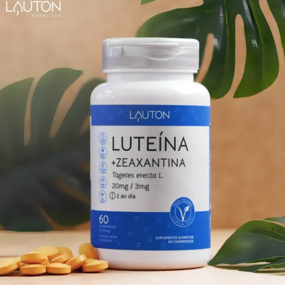 Luteína com Zeaxantina 60 Comprimidos Lauton Nutrition Lauton