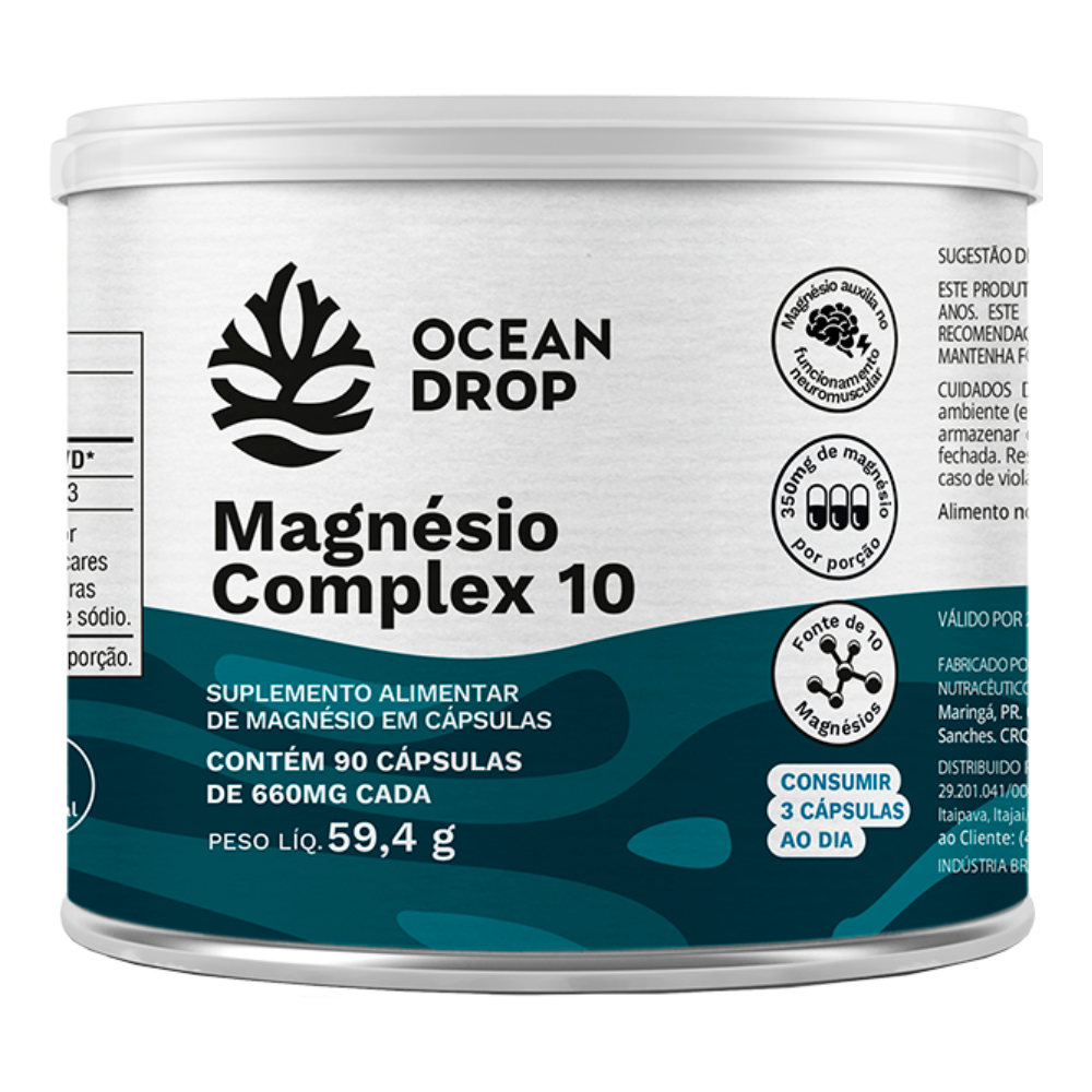 Magnesio Complex 10 Ocean Drop 90 cápsulas Ocean Drop