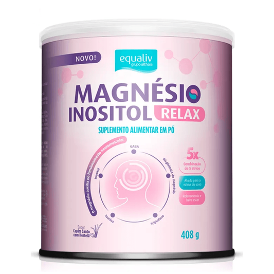Magnésio Inositol Relax Gaba 408g Equaliv Equaliv