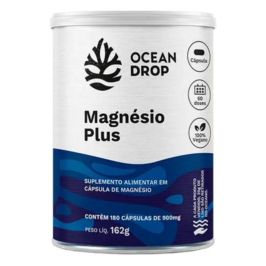 Magnesio Plus 180 Capsulas Ocean Drop