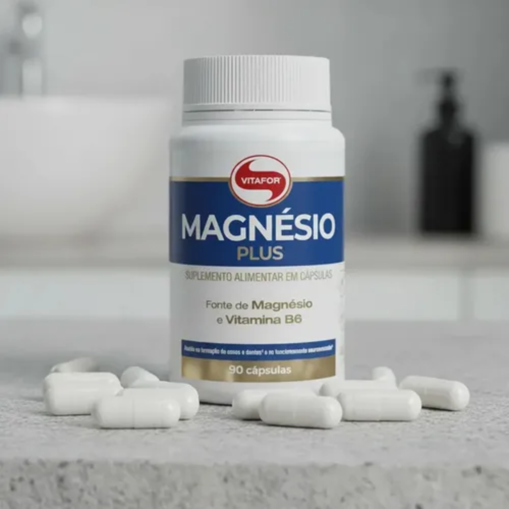 Magnésio Plus 90 Cápsulas Vitafor Vitafor