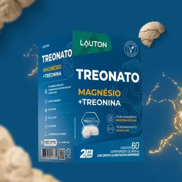 Magnesio Treonato 650mg 60 capsulas Lauton Lauton
