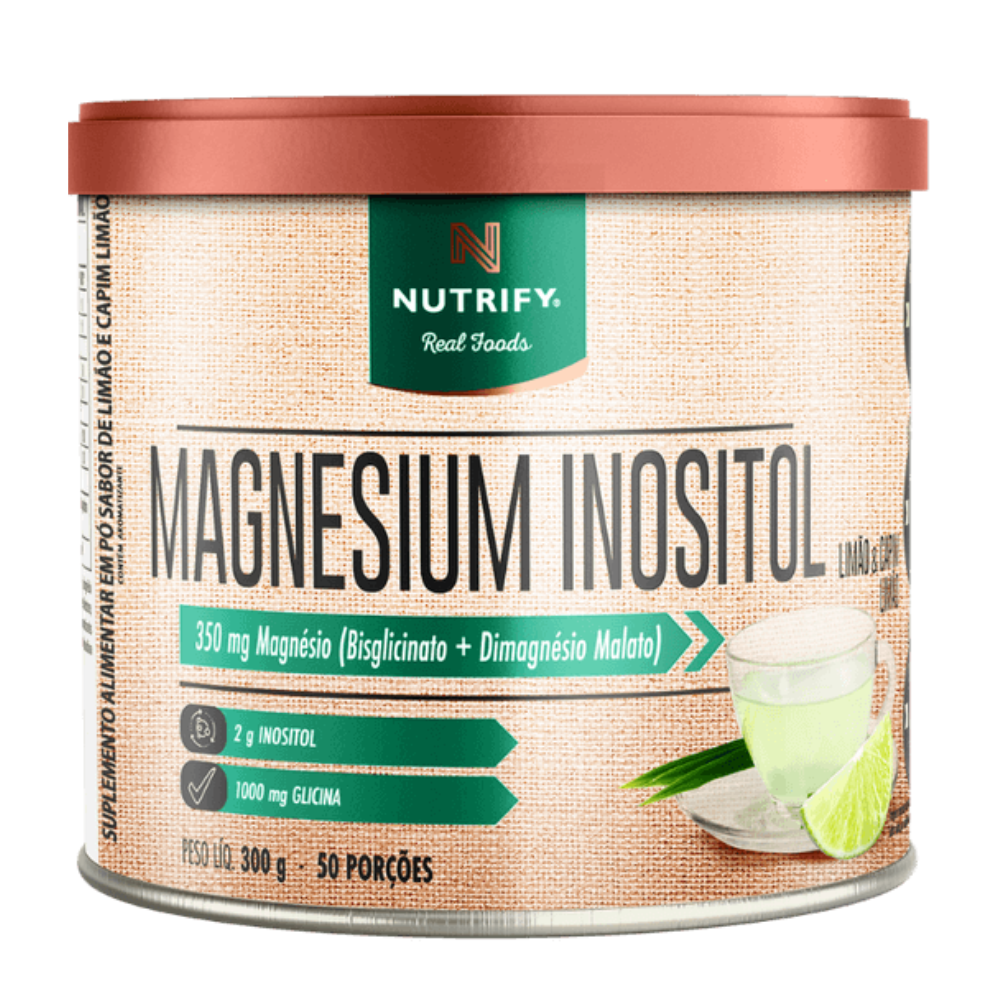 Magnesium Inositol Sabor Limão 300g Nutrify Nutrify