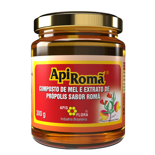 Apiromã Mel com Própolis e Romã 300g Apisflora Apis Flora