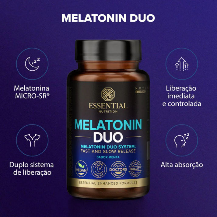 Melatonina Duo 120 Cápsulas Essential Essential