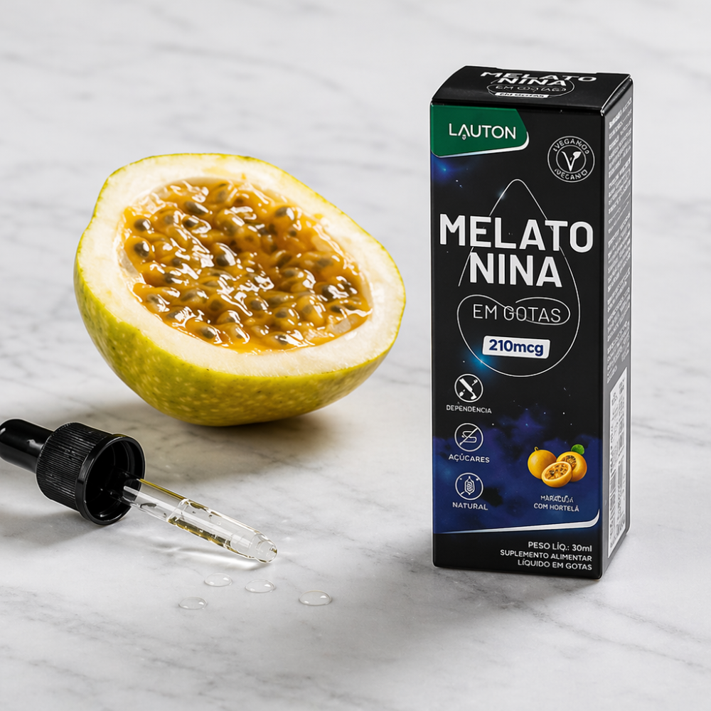 Melatonina Gotas 30ml Maracujá Lauton Lauton