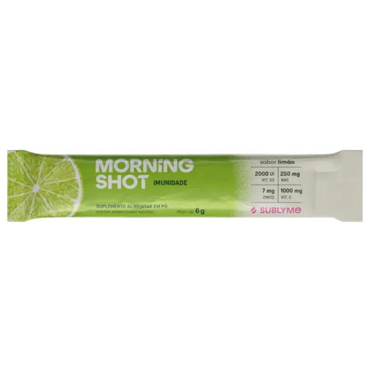 Morning Shot Sachê 6g Sabor Limão Sublyme