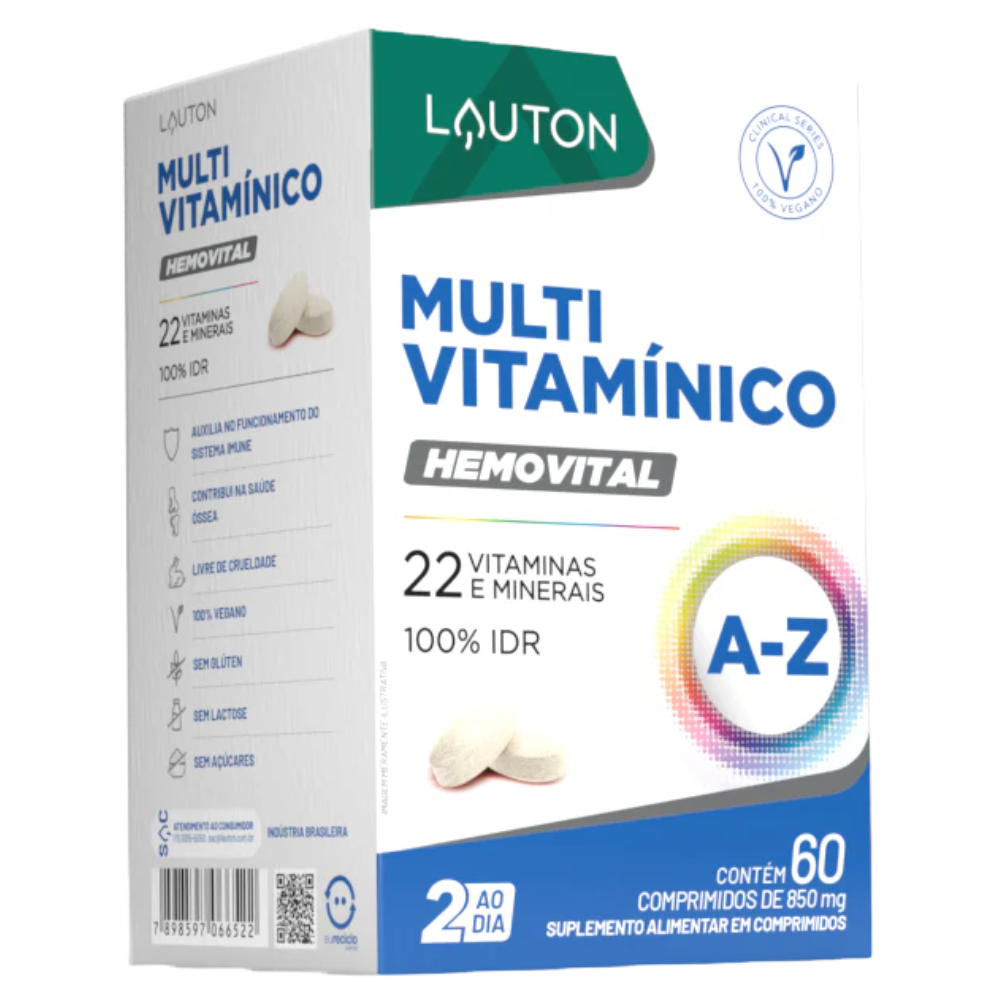 Multi Vitamínico 60 Cápsulas Lauton Lauton