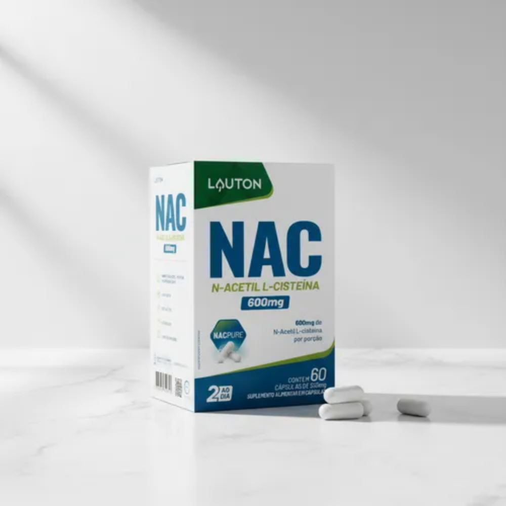Nac 600mg 60 Capsulas Lauton Lauton