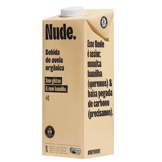 Bebida de Aveia Orgânica com Baunilha 1L Nude
