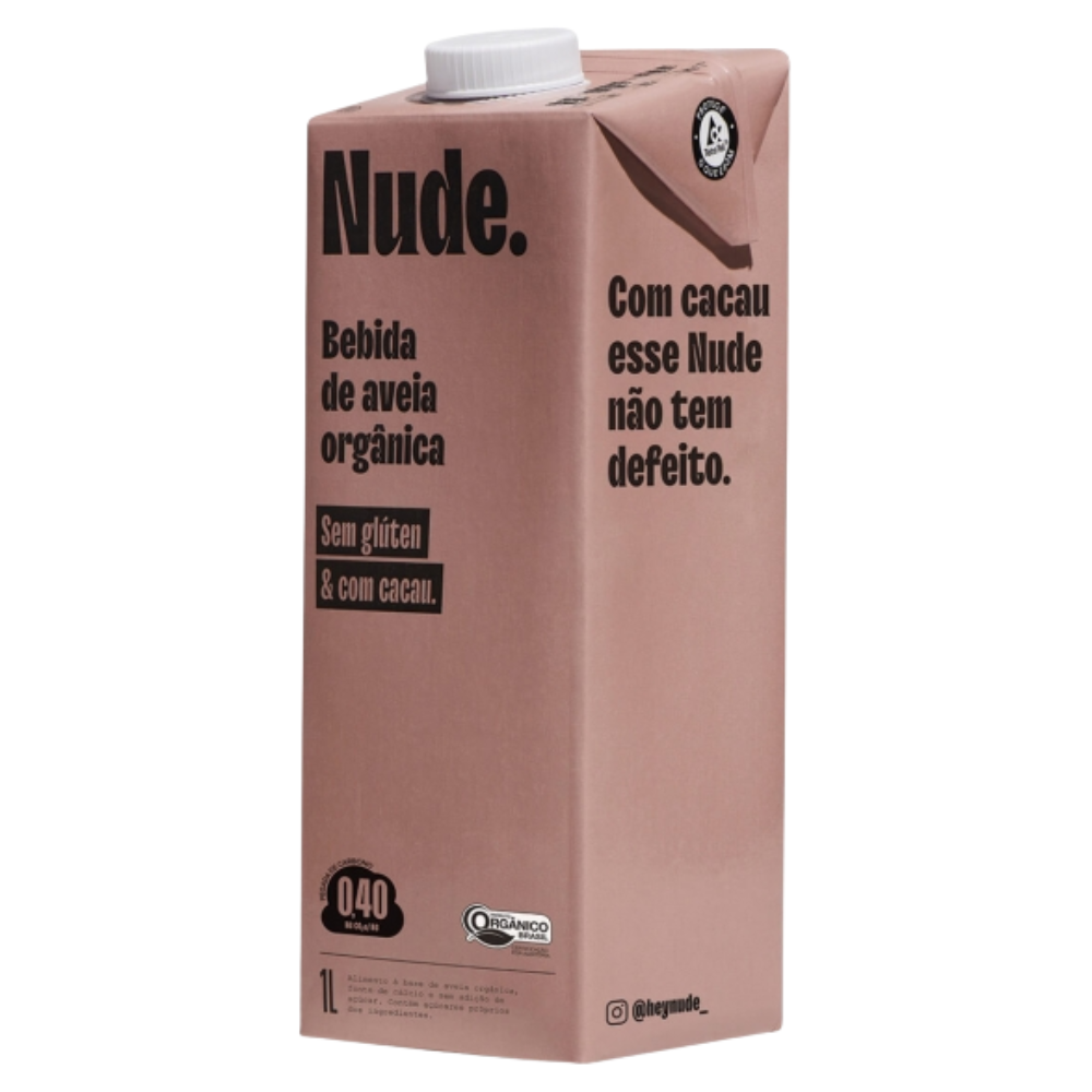Bebida de Aveia Orgânica com Cacau 1L Nude