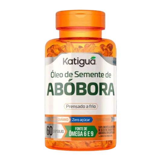 Óleo de Semente de Abóbora 1000mg  60 Cápsulas Katigua
