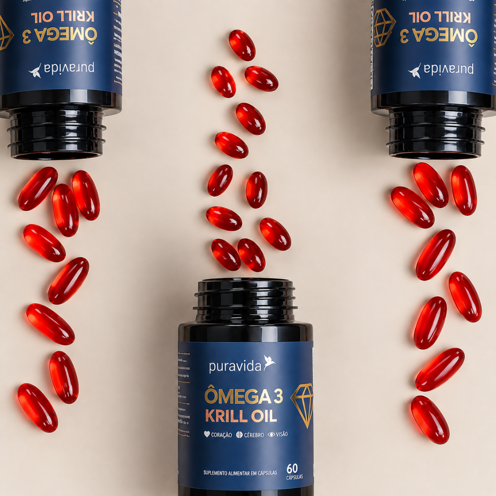 Krill Oil 60 Cápsulas 500 mg Puravida Puravida
