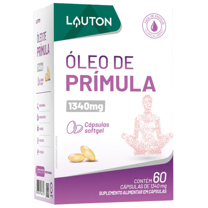 Óleo De Prímula 500mg 60 Cápsulas Lauton Lauton