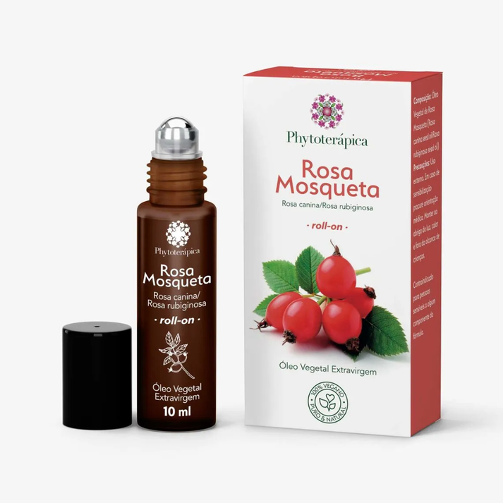 Roll on Óleo Vegetal de Rosa Mosqueta 10ml Phytoterápica Phytoterápica