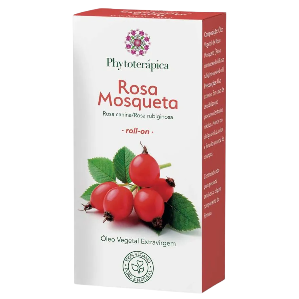 Roll on Óleo Vegetal de Rosa Mosqueta 10ml Phytoterápica Phytoterápica