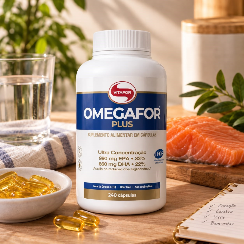Omegafor Plus 240 Cápsulas Vitafor Vitafor
