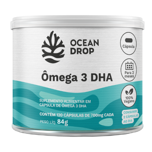 Ômega DHA 120 Cápsulas 500mg Ocean Drop Ocean Drop