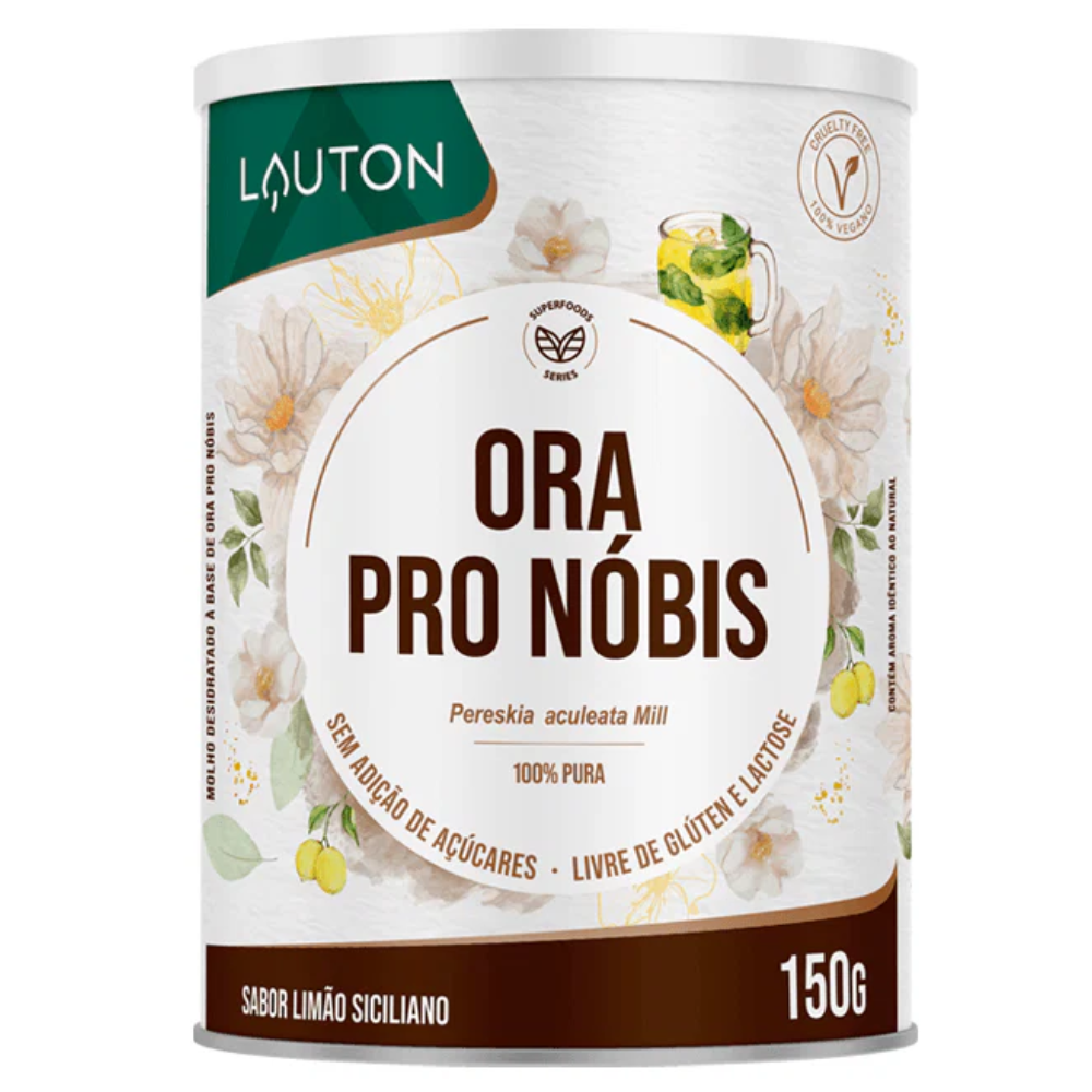 Ora Pro Nóbis 150G Sabor Limão Lauton Lauton
