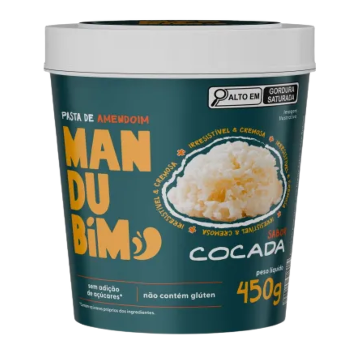 Pasta de Amendoim Cocada 450g Mandubim Mandubim