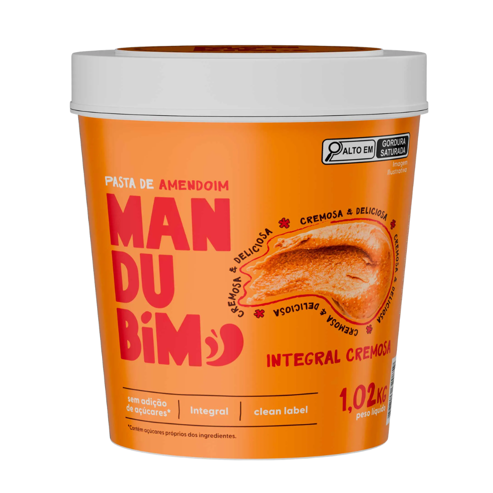 Pasta de Amendoim Integral 1kg Mandubim Mandubim