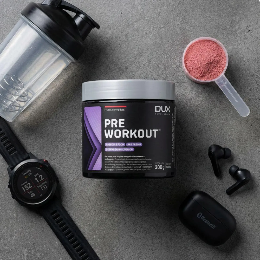 Pré-treino Pre Workout Dux Nutrition Frutas Vermelhas 300g Dux