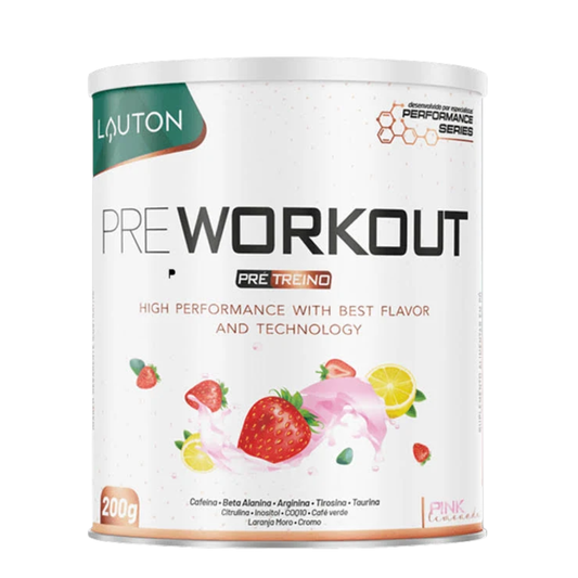 Pre Workout Pink Lemonade 300G Lauton