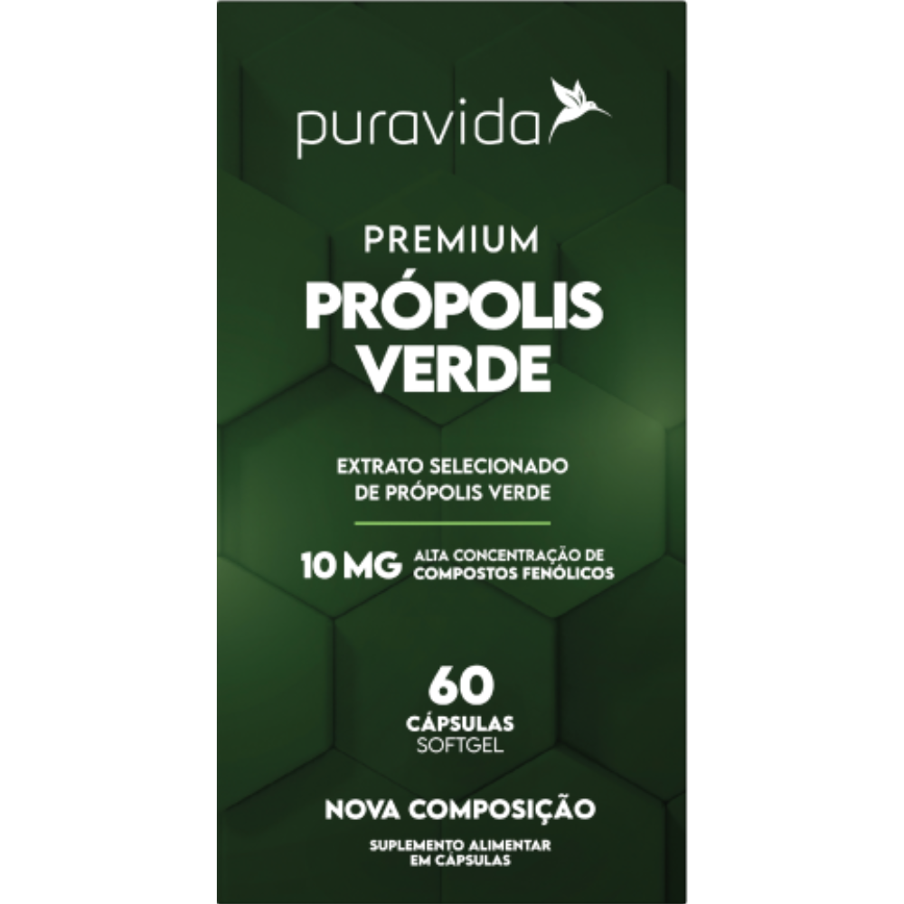 Premium Própolis 60 Cápsulas Puravida Puravida
