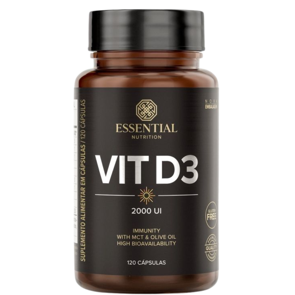 Vitamina D3 2000 UI 120 Cápsulas Essential Essential