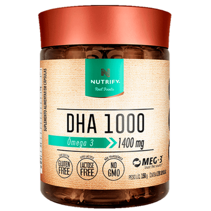 Ômega 3 DHA 1000 60 Cápsulas Nutrify Nutrify