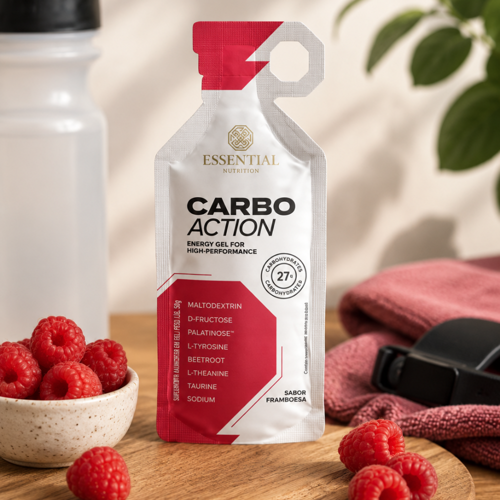 Carbo Action Sachê Framboesa Essential Nutrition Essential