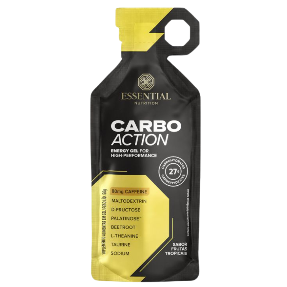 Carbo Action Sachê Frutas Tropicais Cafeina Essential Nutrition Essential