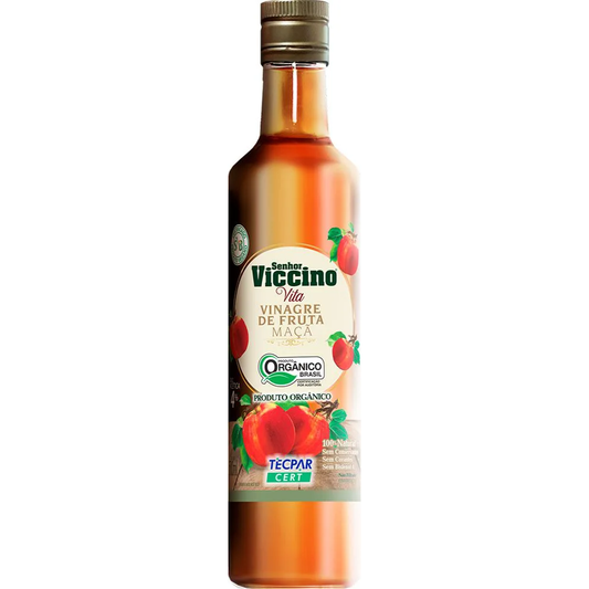 Vinagre de Maçã Senhor Viccino Orgânico 500mll Almaromi