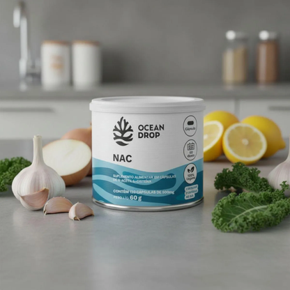 Nac 500mg 120 Capsulas Ocean Drop Ocean Drop