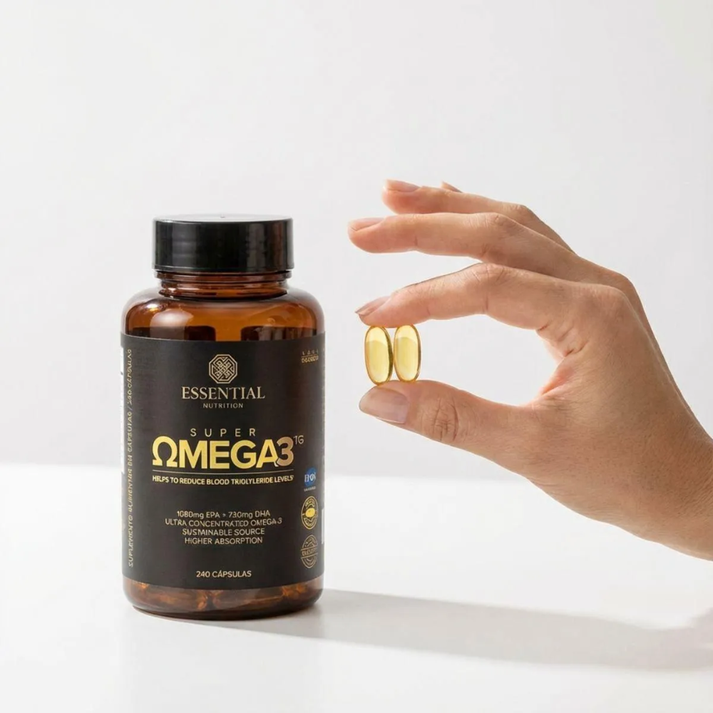 Super Ômega 3 TG 500mg 240 Cápsulas Essential Essential