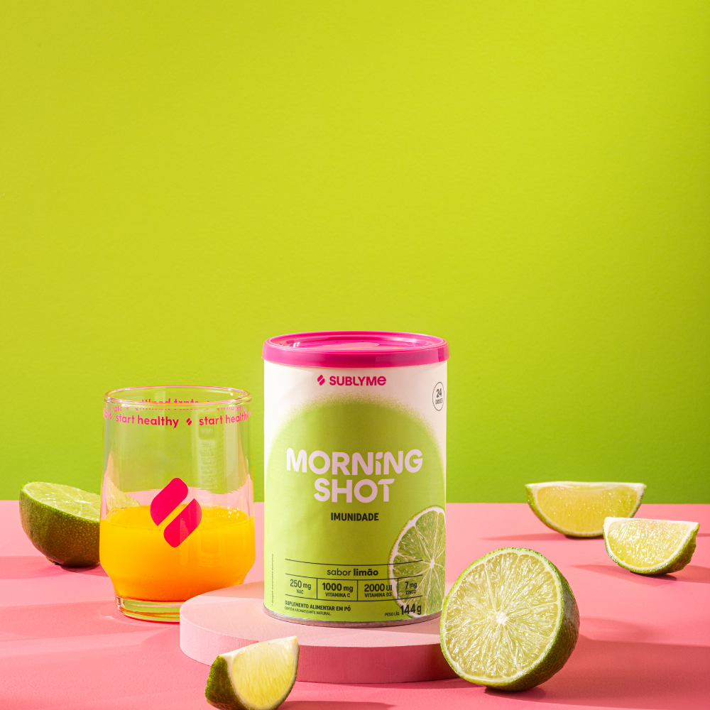 Morning Shot sabor Limão 144g Sublyme Supercoffee