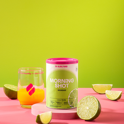 Morning Shot sabor Limão 144g Sublyme Supercoffee
