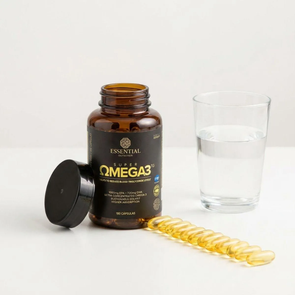 Super Ômega 3 TG 1080mg 180 Cápsulas Essential Essential