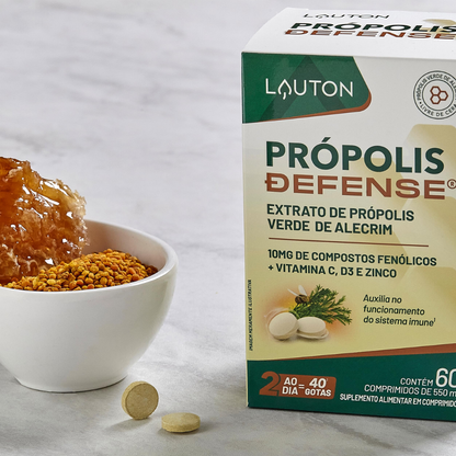 Extrato de Própolis 60 Cápsulas 550MG Lauton Lauton