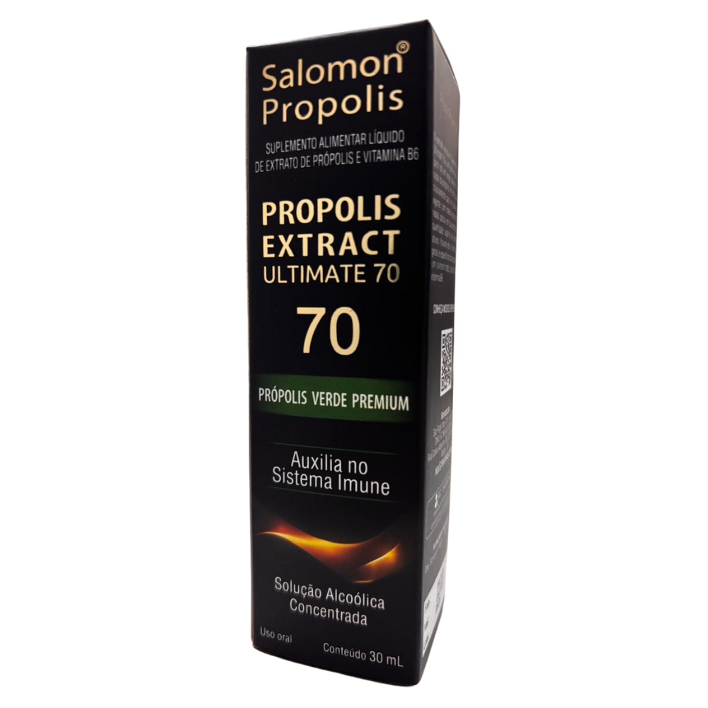 Extrato De Própolis Verde Premium 70% Salomon 30ml