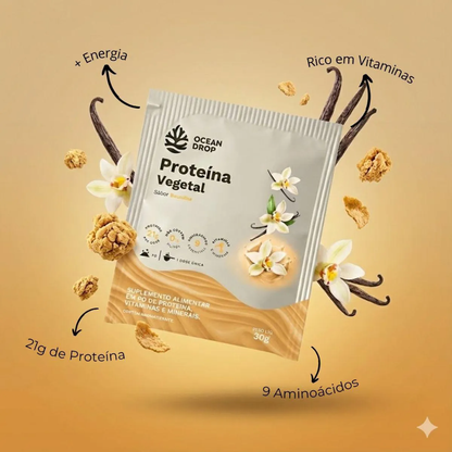 Proteína Vegetal Sabor Baunilha 30g Ocean Drop Ocean Drop