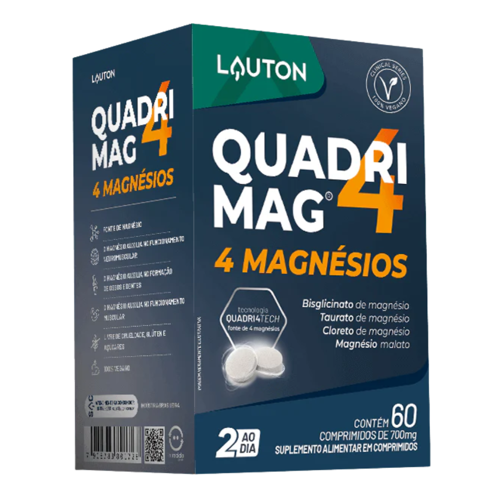 Quadrimag 700mg 60 Capsulas Lauton